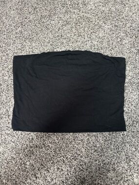 Active Basic Black Strapless Tube Top